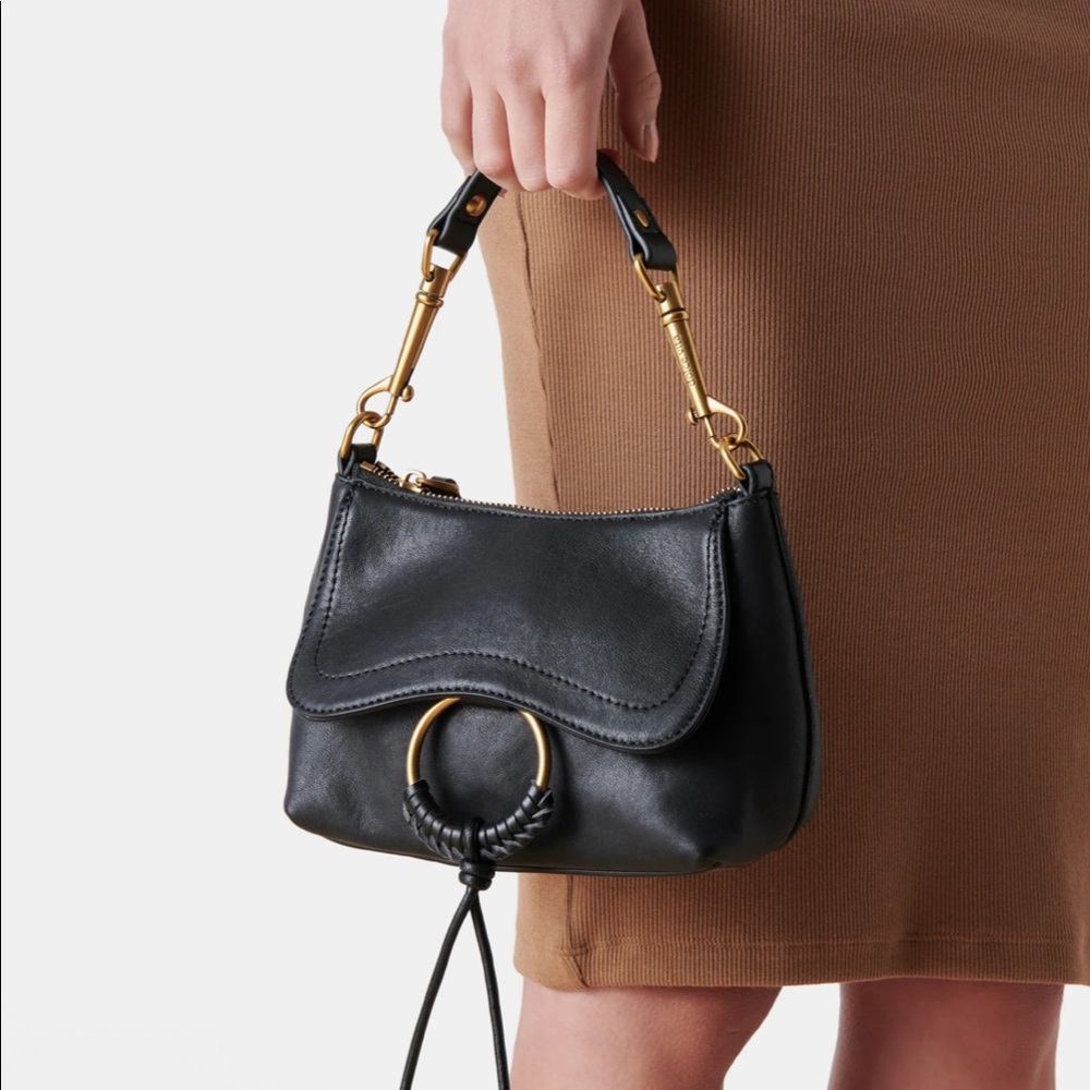 Dolce Vita Jolene Black Leather Crossbody